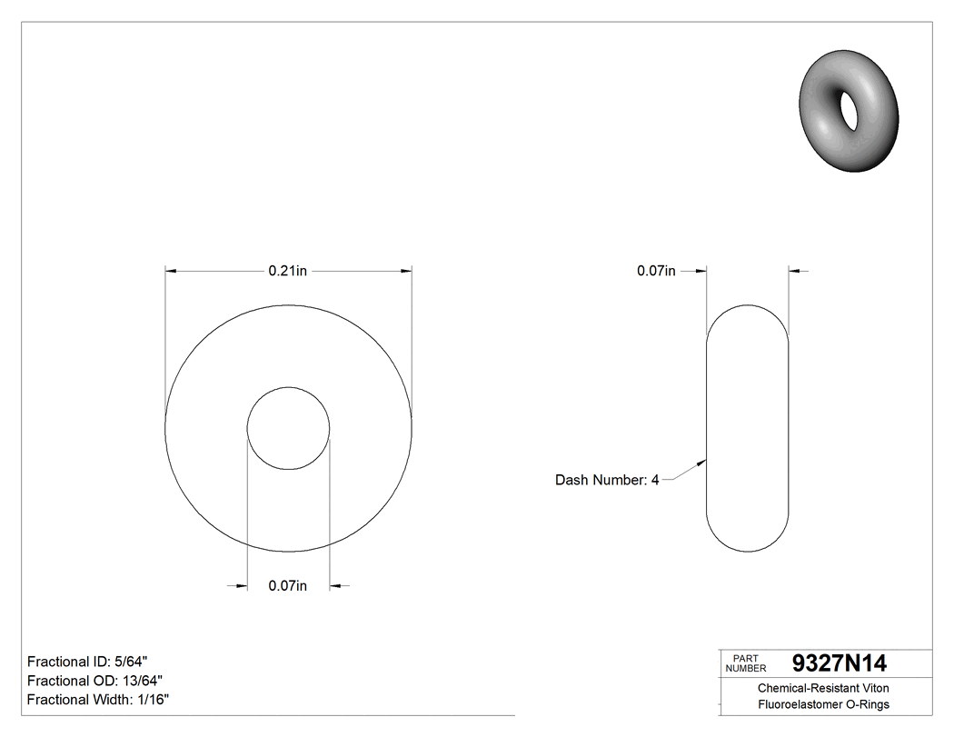 Technical drawing - 9327N14